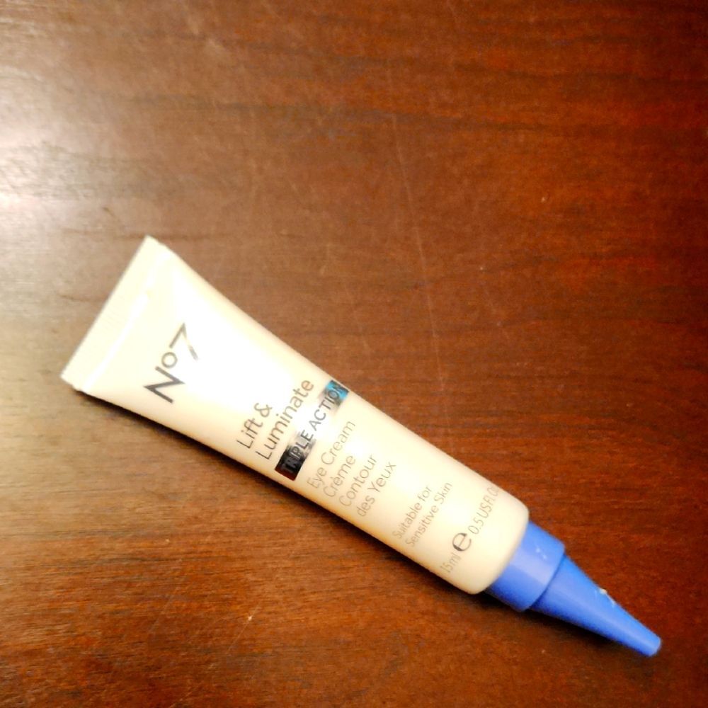 Boots No 7 Lift & Luminate Triple Action Eye Cream 15mL NWOB
